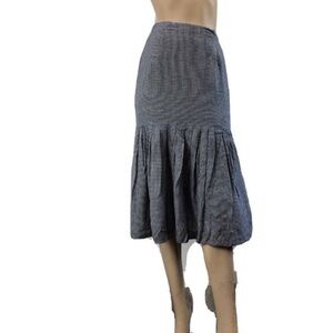 vintage maxi plated skirt